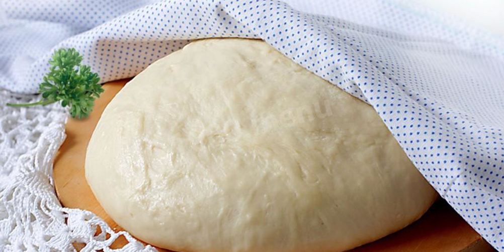 Рецепт тесто на сметане на дрожжах