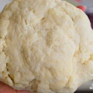 Творожное тесто для пирога с вишней