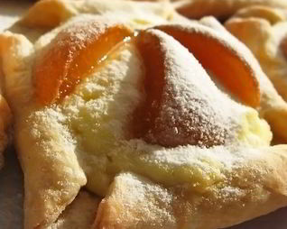 Творожное тесто с абрикосами