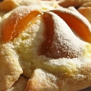 Творожное тесто с абрикосами