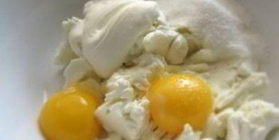 творожное тесто с абрикосами