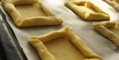 творожное тесто с абрикосами