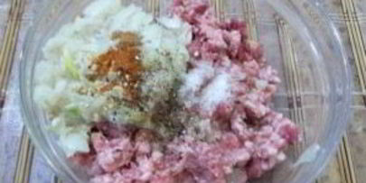 творожное тесто с фаршем