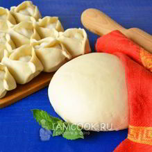 Рецепт Заварное тесто для мантов