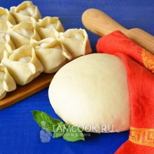 Заварное тесто для мантов