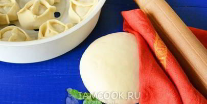 заварное тесто для мантов
