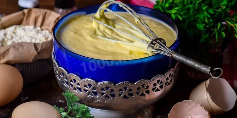 Рецепт жидкое тесто на сметане