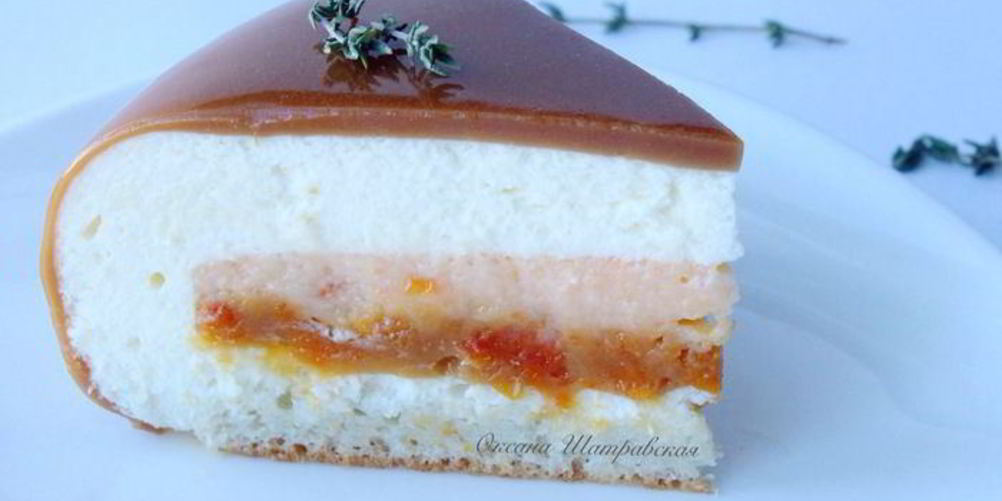 Рецепт абрикосово-карамельного торта