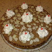 Рецепт Банановый торт со сливочным кремом