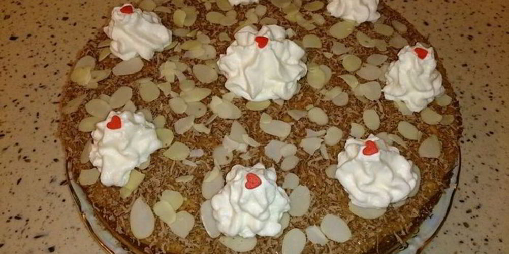 Рецепт банановый торт со сливочным кремом