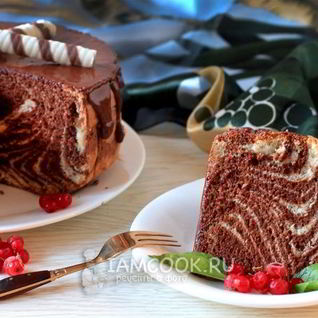 Бисквит Зебра