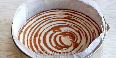 бисквит зебра