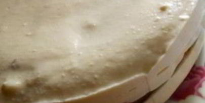 бисквитно-творожный торт