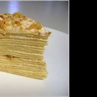 Блинный торт с бананом