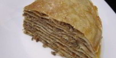 блинный торт с фаршем