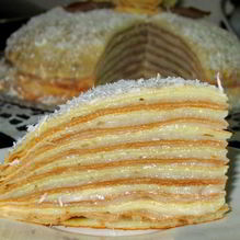 Рецепт Блинный торт с медом