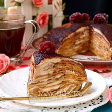 Рецепт Блинный торт тирамису