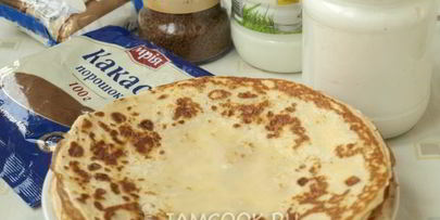 блинный торт тирамису