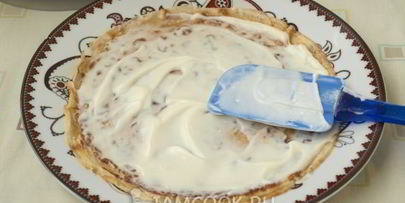 блинный торт тирамису