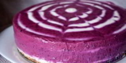 черничный торт без выпечки