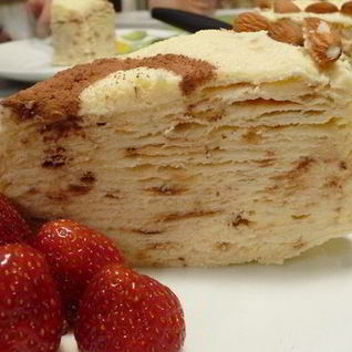 Домашний торт Наполеон на сковородке