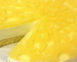 Йогуртовый торт с ананасами