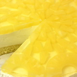 Йогуртовый торт с ананасами