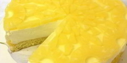 йогуртовый торт с ананасами