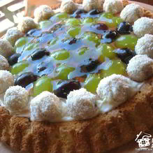 Рецепт Итальянский бисквит с виноградом