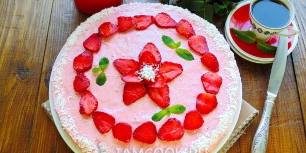 Рецепт клубничный торт облако