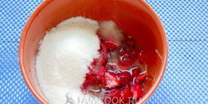 клубничный торт облако