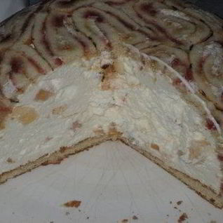 Королевский торт с творогом без выпечки