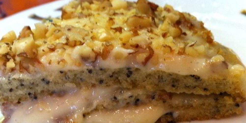 Рецепт маковый торт с молочным кремом