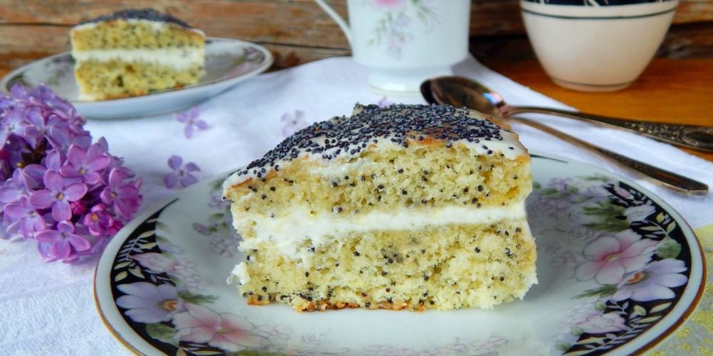 Рецепт маковый торт со сметаной