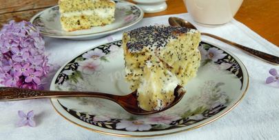 маковый торт со сметаной