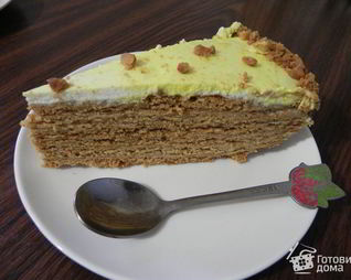 Медовик Рыжик со сметанным кремом