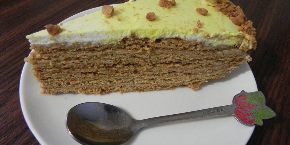 Рецепт медовик рыжик со сметанным кремом