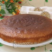 Рецепт Медовый бисквит