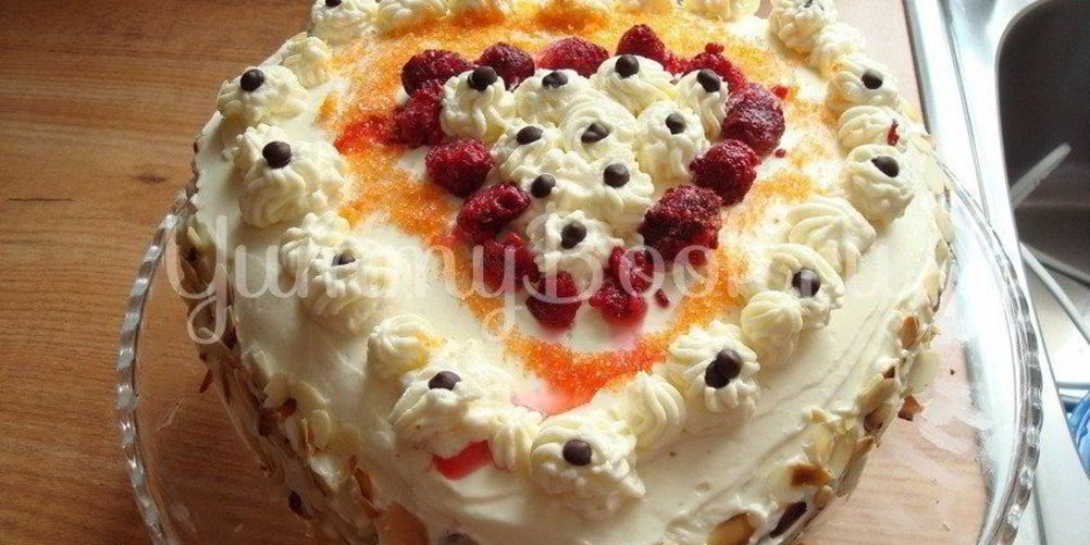 Рецепт миндальный торт