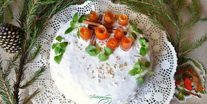 морковный торт с ароматом апельсина