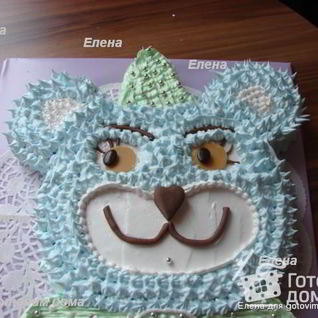 Ореховый бисквитный торт Мишка