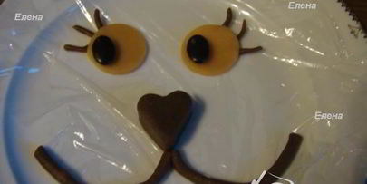 ореховый бисквитный торт мишка