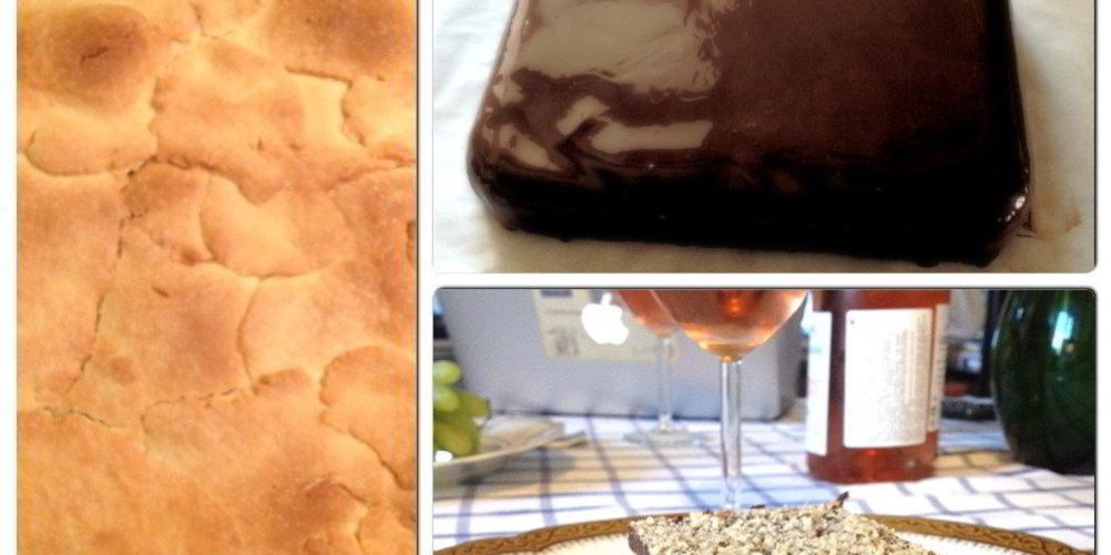 Рецепт песочный шоколадный торт с начинкой из взбитых белков и орехов