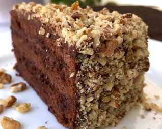 Шоколадно-ореховый торт