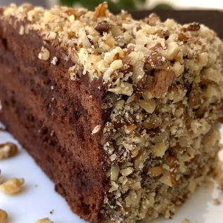 Шоколадно-ореховый торт