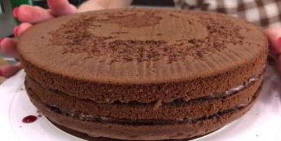 шоколадно-ореховый торт