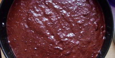 шоколадно-свекольный торт