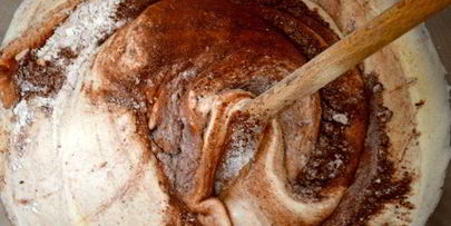 шоколадный торт с вафельным кремом