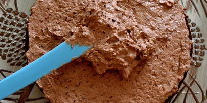 шоколадный торт с вафельным кремом