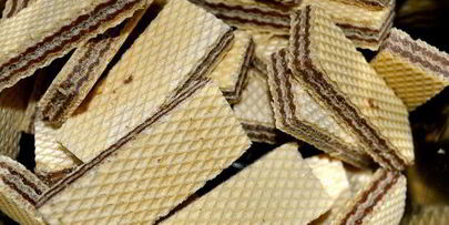 шоколадный торт с вафельным кремом